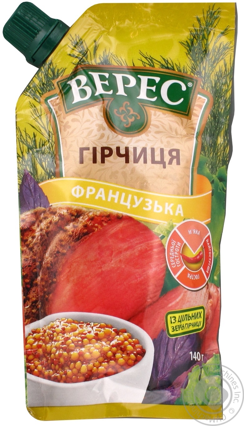 Верес гірчиця `Французька` (дой-пак) 140г