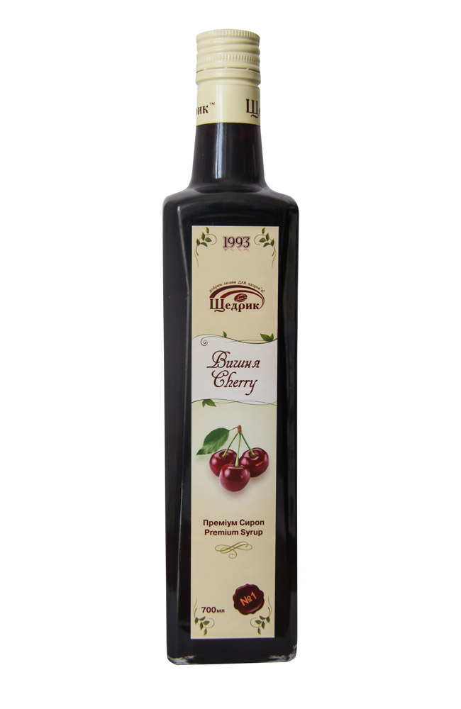 Щедрик сироп вишня 700 мл