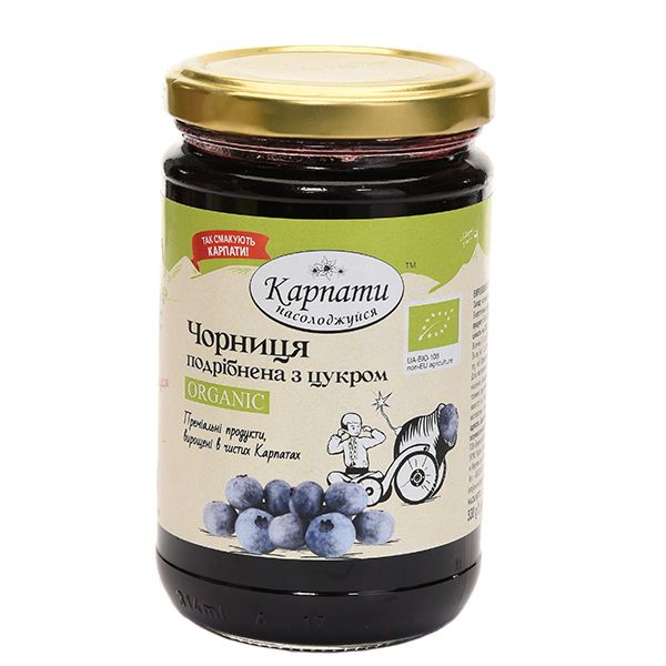Чорниця з цукром  330 г
