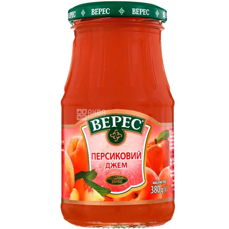 Верес джем  персиковий 380 г