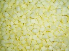 Груша кубик,без шкірки