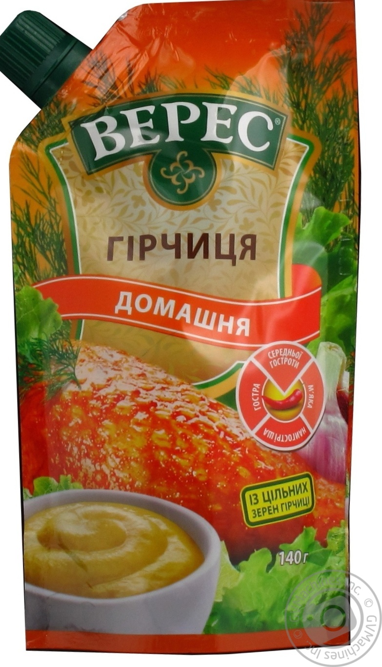 Верес гірчиця `Домашня` (дой-пак) 140г