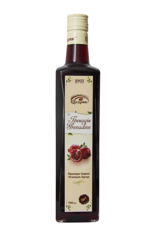 Щедрик сироп гренадин 700 мл