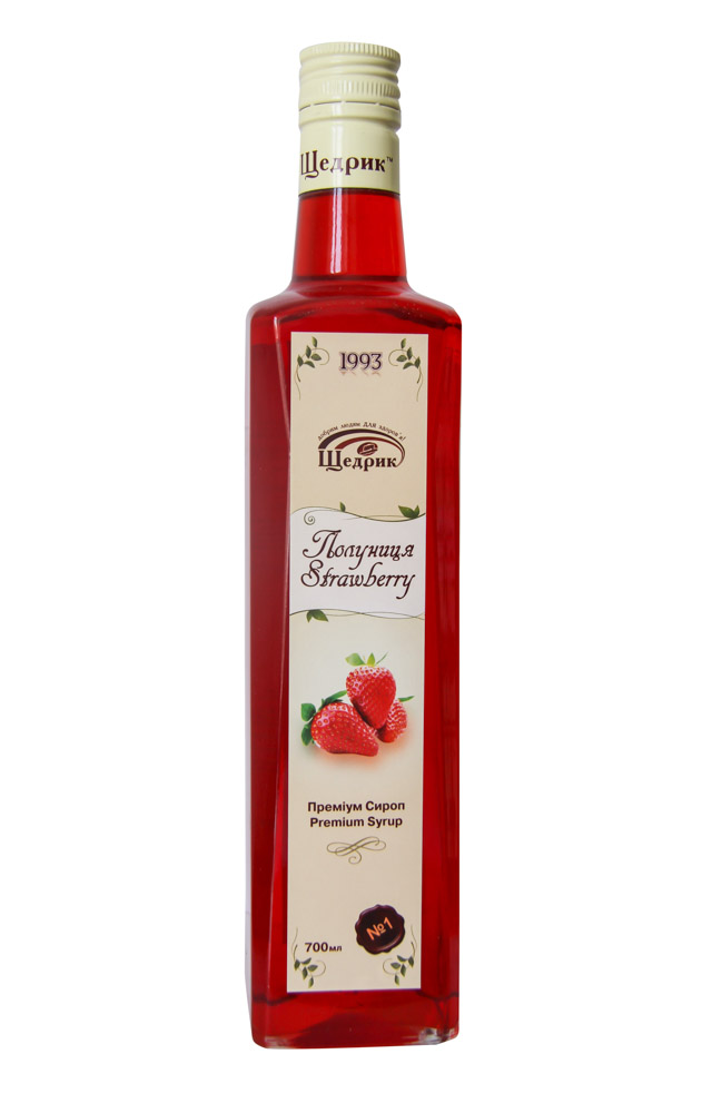 Щедрик сироп клубника 700 мл