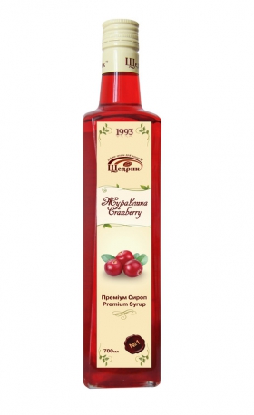 Щедрик сироп клюква 700 мл